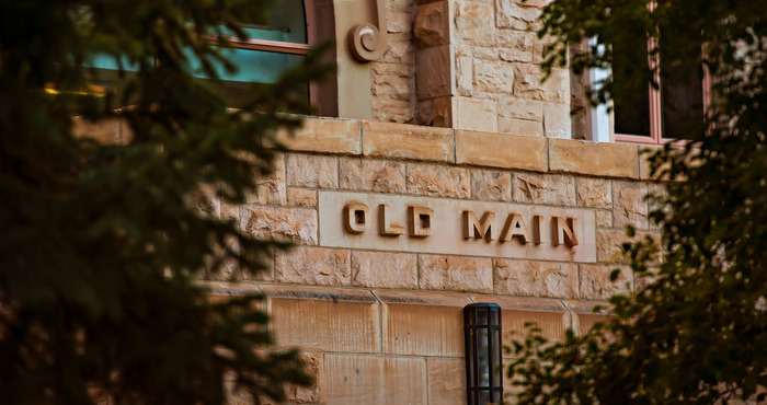 Front of Old Main building