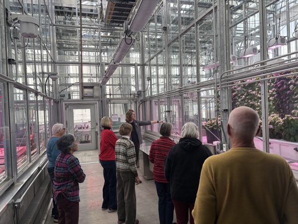 People looking at Plant Facility