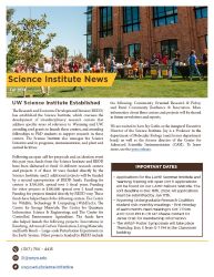 Fall 2023 Newsletter - first page