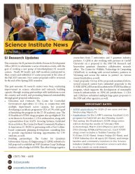 First page of fall 2026 newsletter