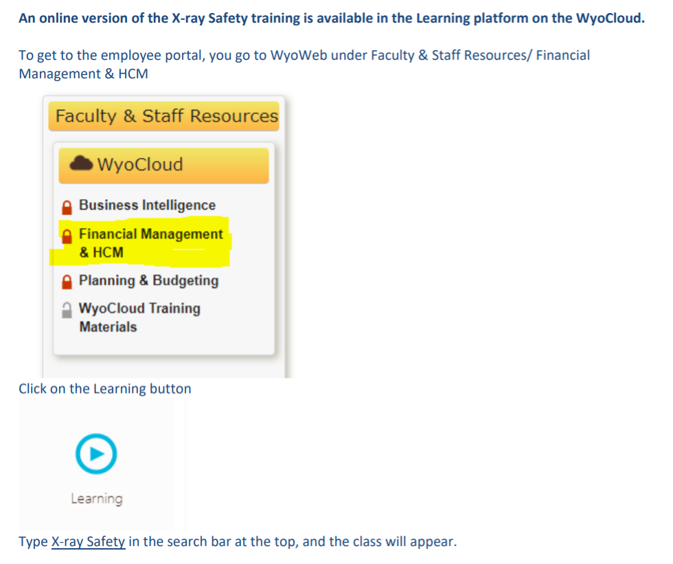 x-ray safety training image