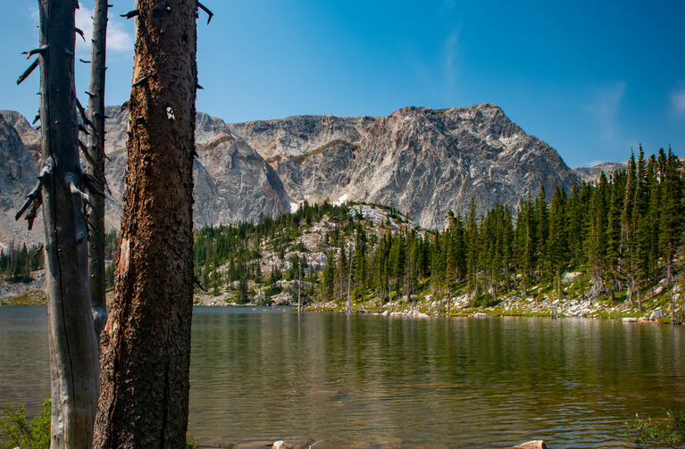 snowy range mountains