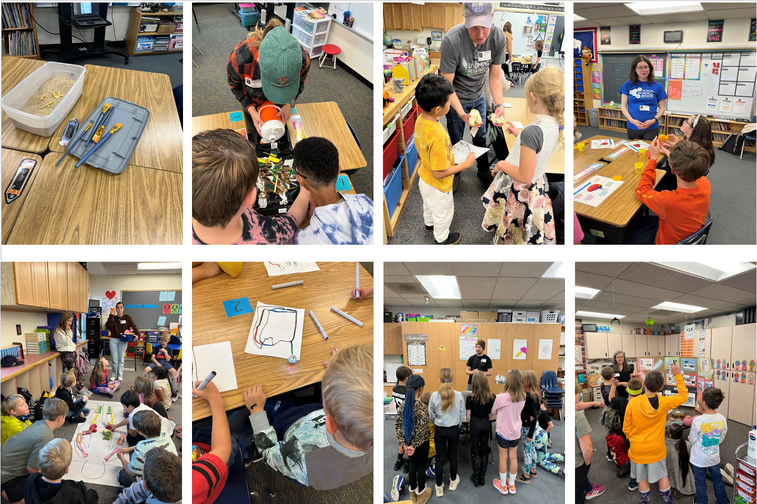 collage of spring creek STEM Day