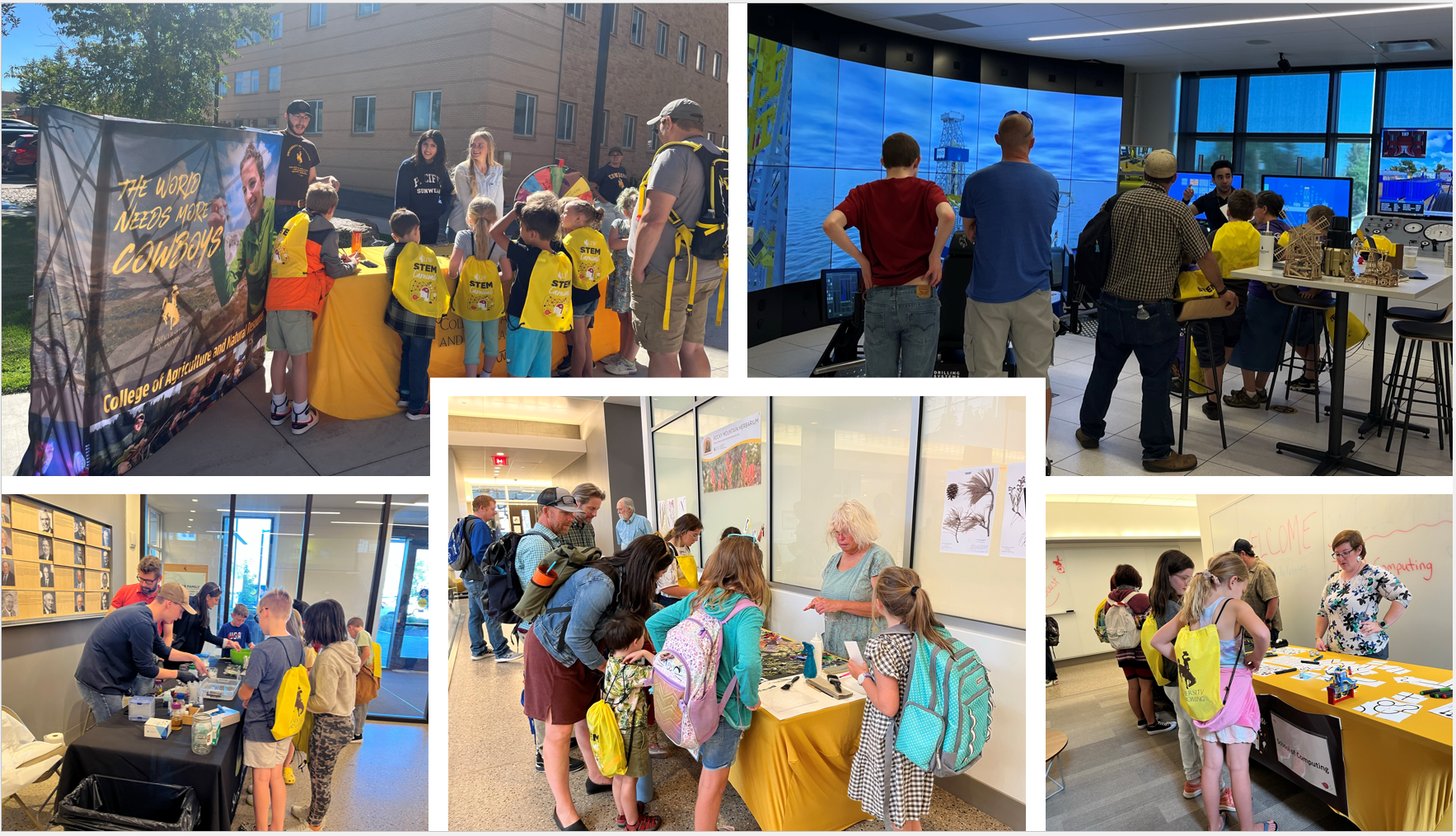 collage of images from 2023 STEM carnival