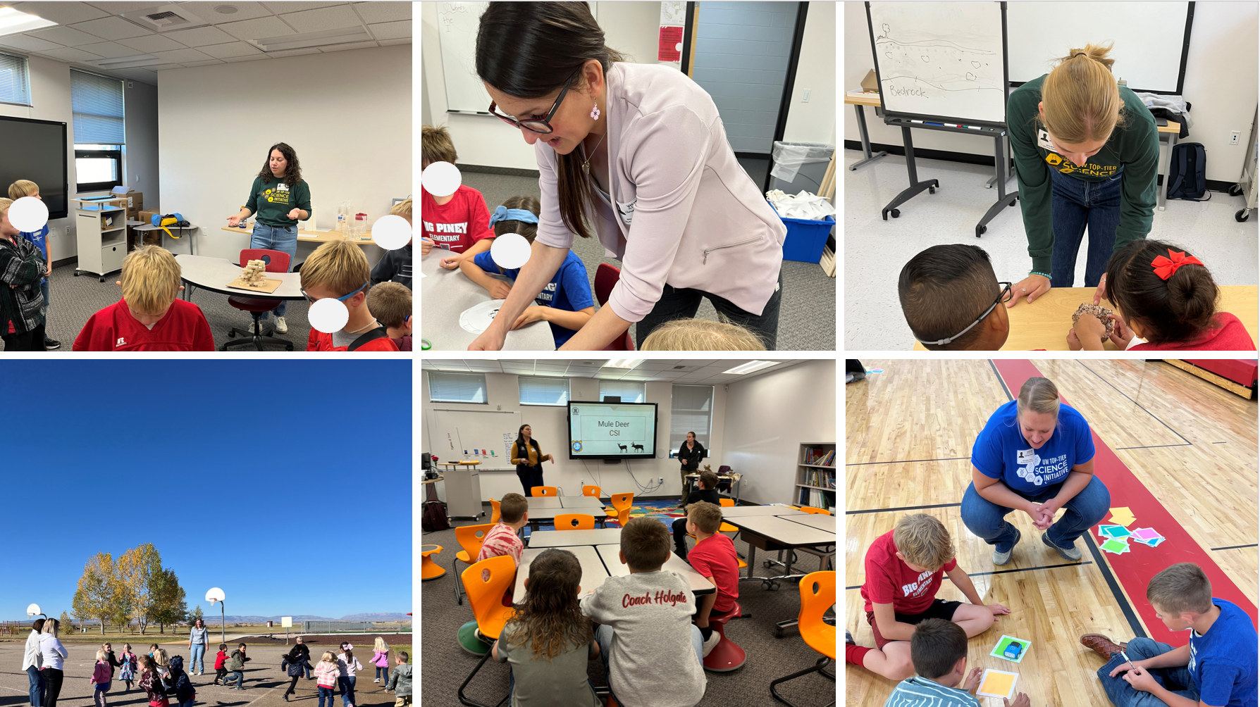 Big Piney STEM Day collage