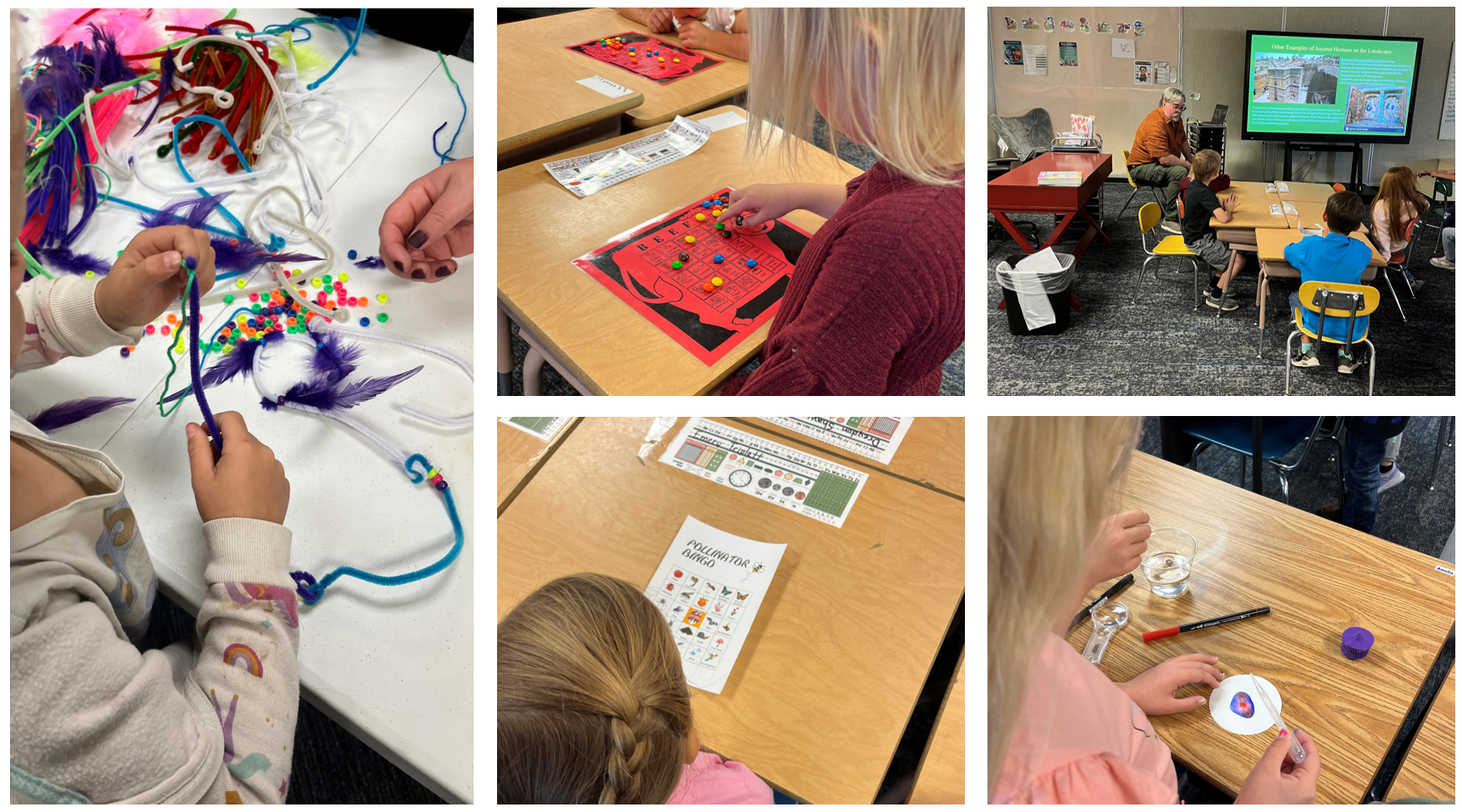 Urie Elementary STEM Day Collage 2