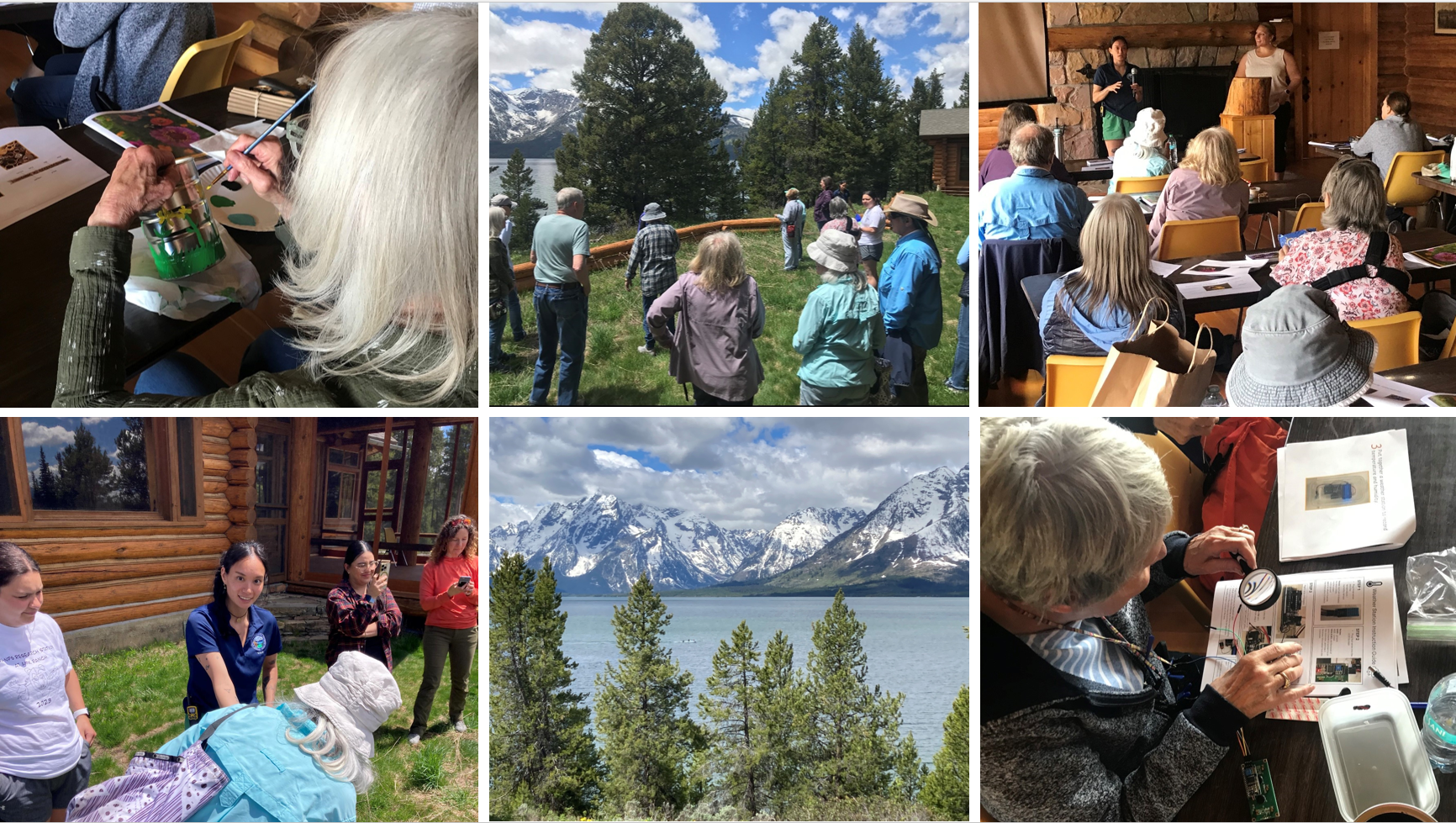 Jackson Senior Center and AMK Ranch collage