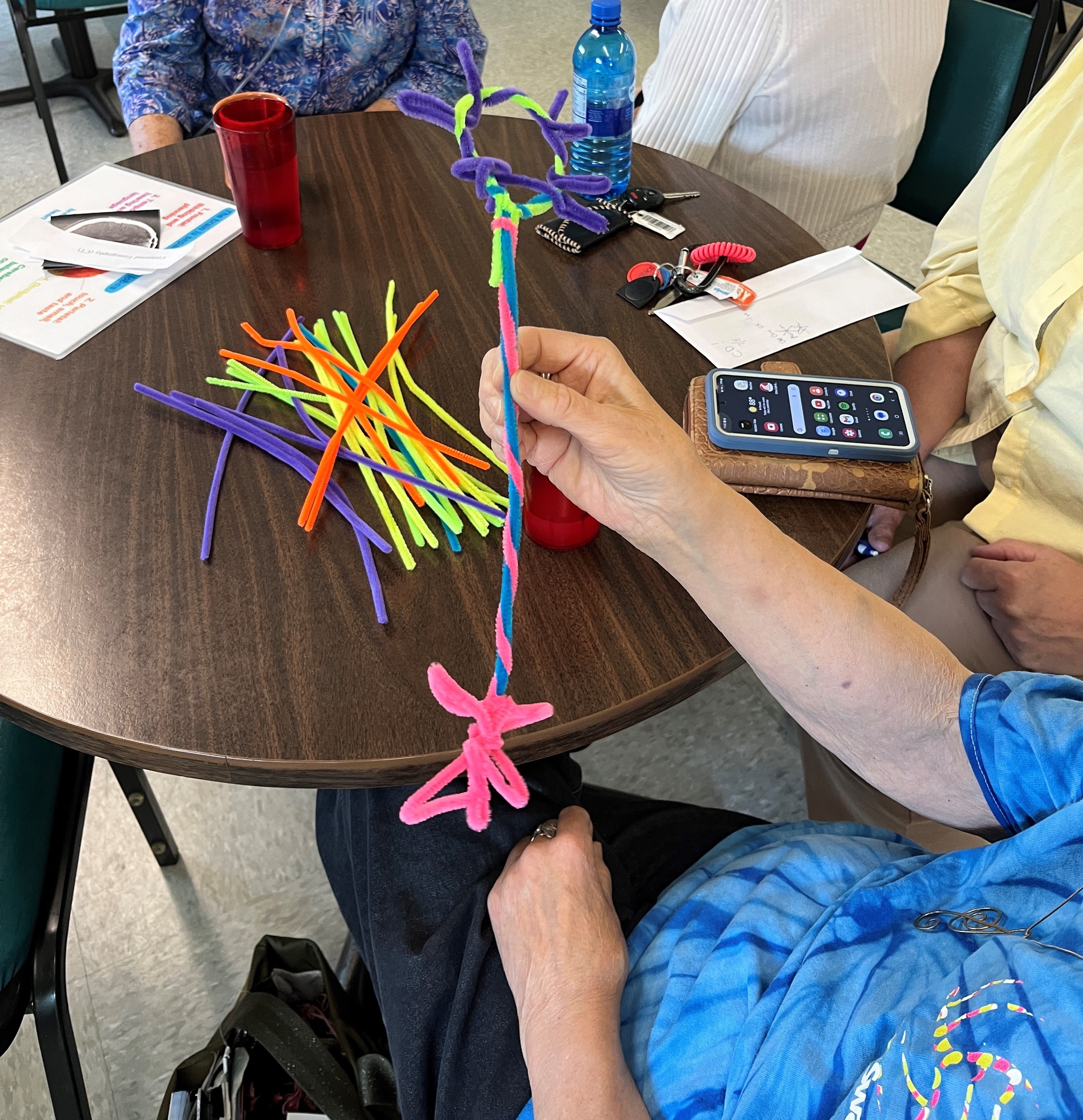neuron out of pipe cleaners