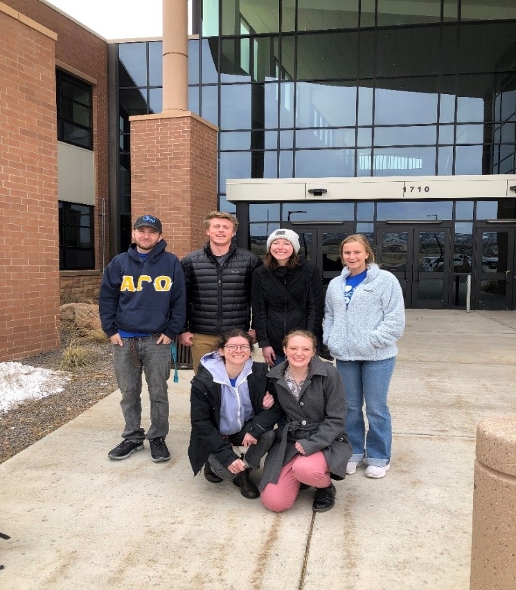 Roadshow team for Laramie HS roadshow outreach