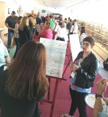 LAMP Summer Institute Participants present their instructional strategy at the Historic Mining Hall of Fame 