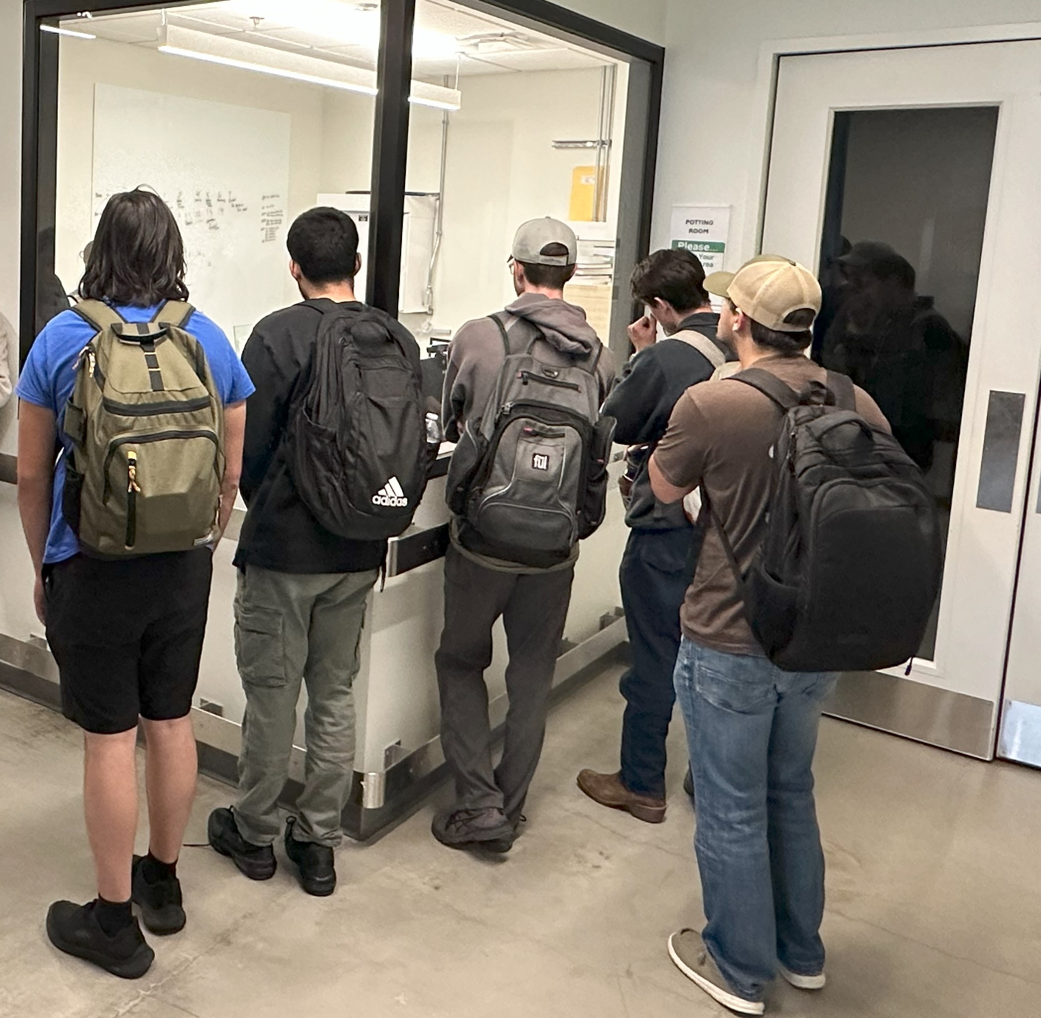 tour with engineering students