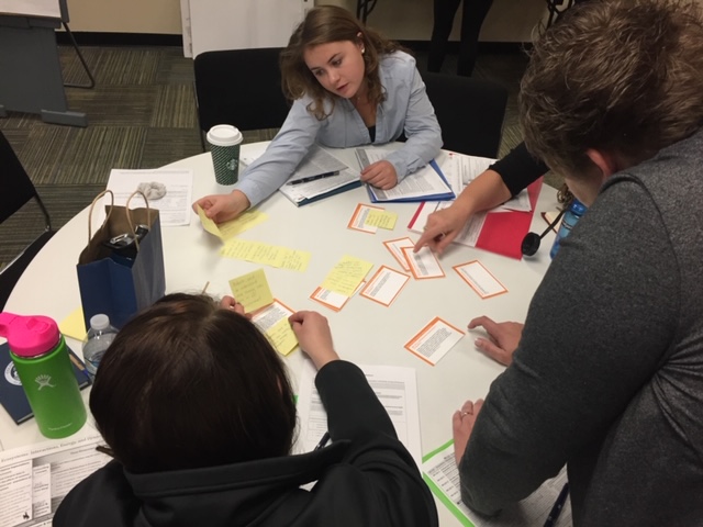 WRNA Team working on their project
