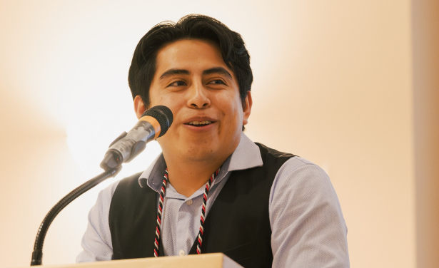 Image of SSS graduate Daniel Lopez-Carrillo at the 2024 Student Recognition Dinner. 