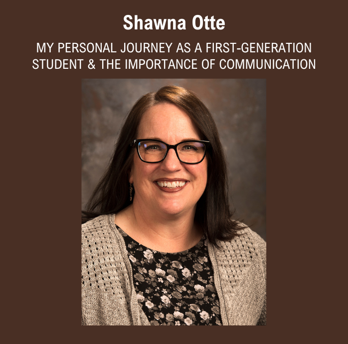 Image graphic featuring a photo of Shawna Otte, with the title of her presentation and a brief quote. 
