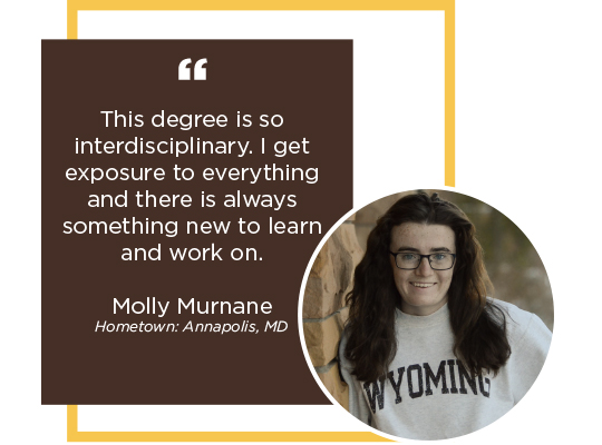 molly murnane headshot with a quote that says why she chose the PLM program