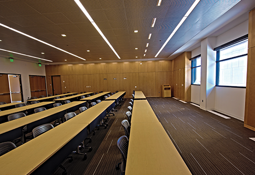 large classroom that seats up to 60
