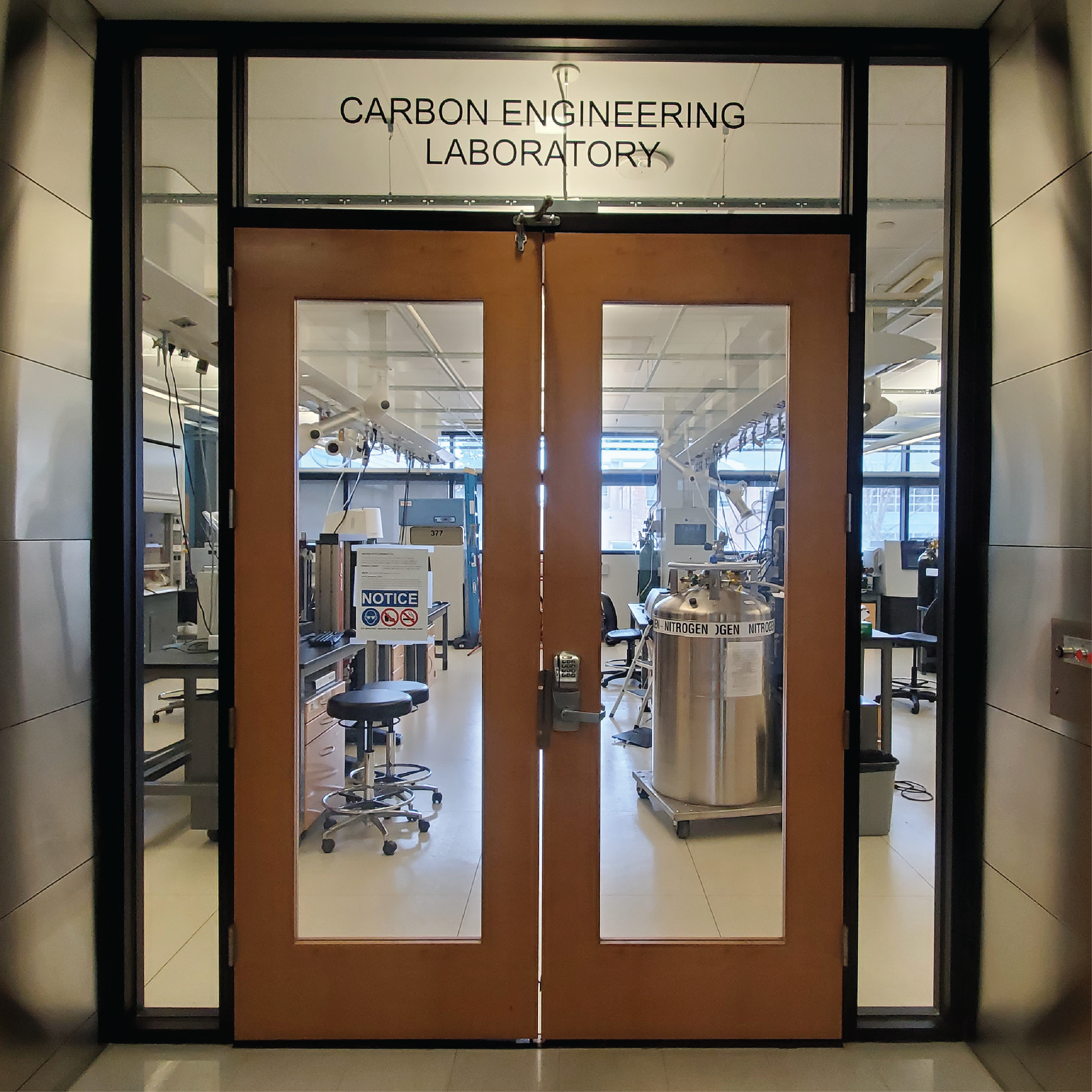 Front doors of the CCCC Lab