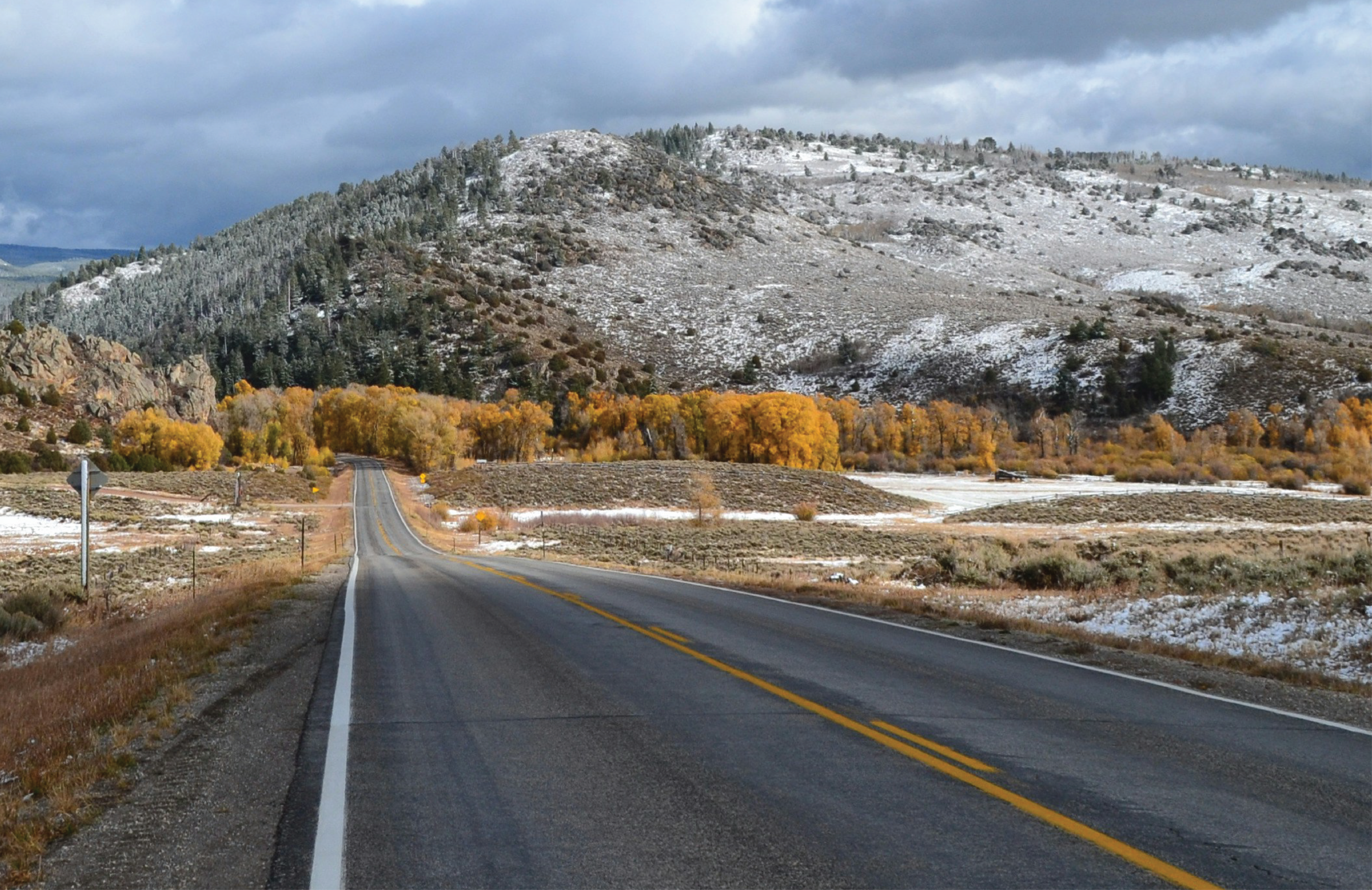 Wyoming Road Landscape Photo