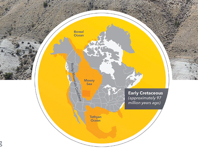 Figure 2: Mowry Seaway during the Early Cretaceous.