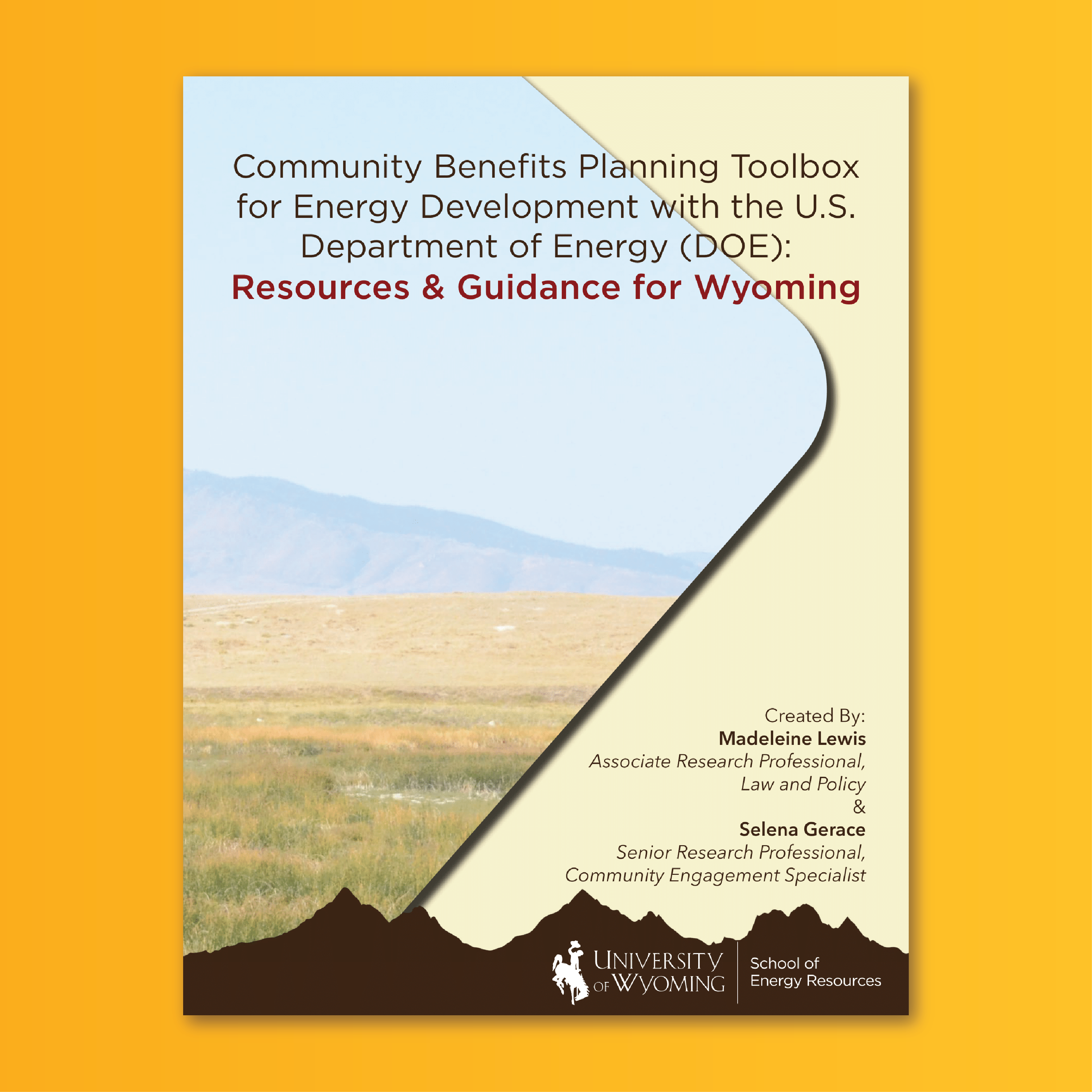 Cover of Community Benefits Planning Toolbox For Energy Development with the U.S. Department of Energy (DOE): Resources and Guidance for Wyoming Paper