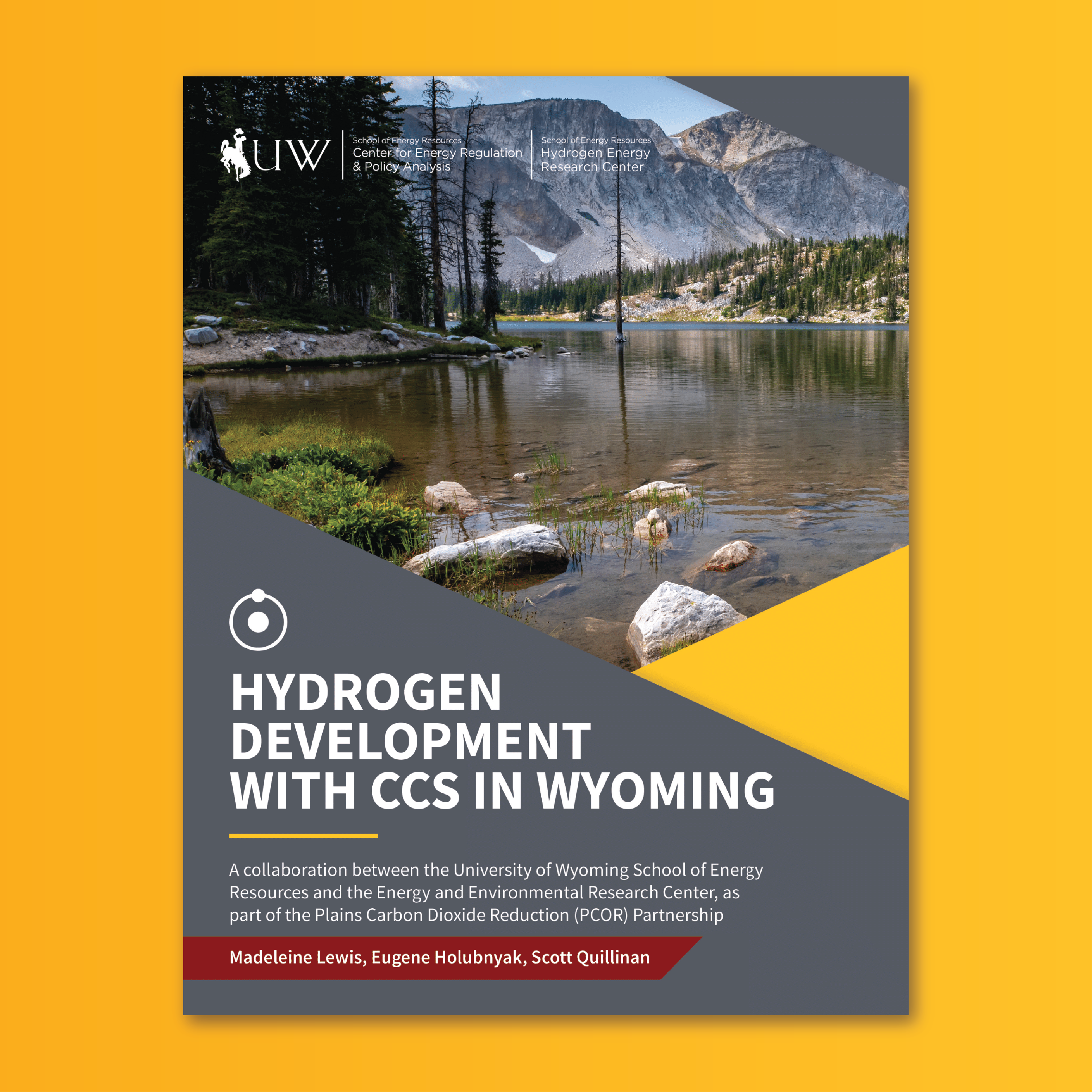 Cover of Hydrogen Development with CCS in Wyoming Paper