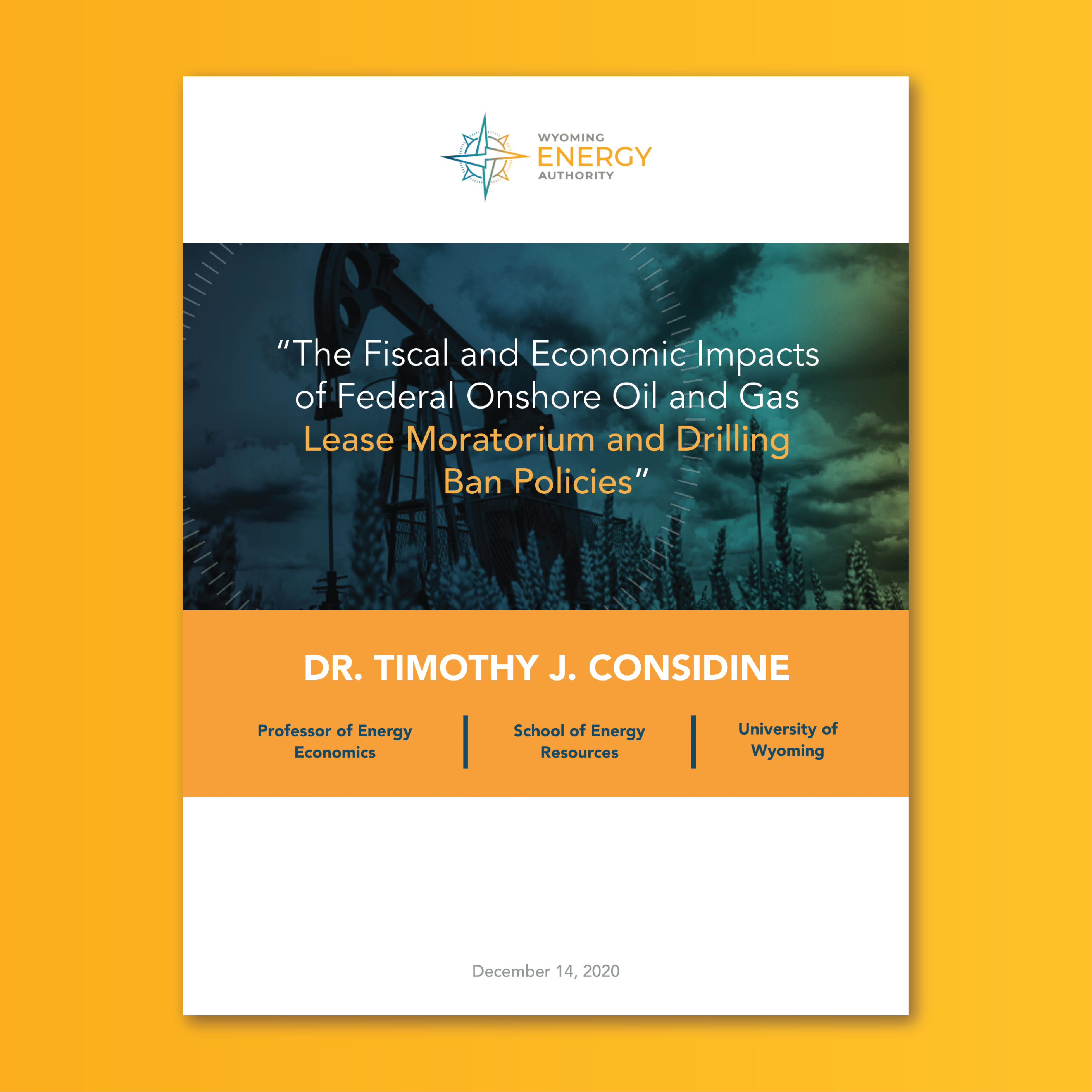 Cover of The Fiscal and Economic Impacts of Federal Onshore Oil and Gas Lease Moratorium and Drilling Ban Policies Paper
