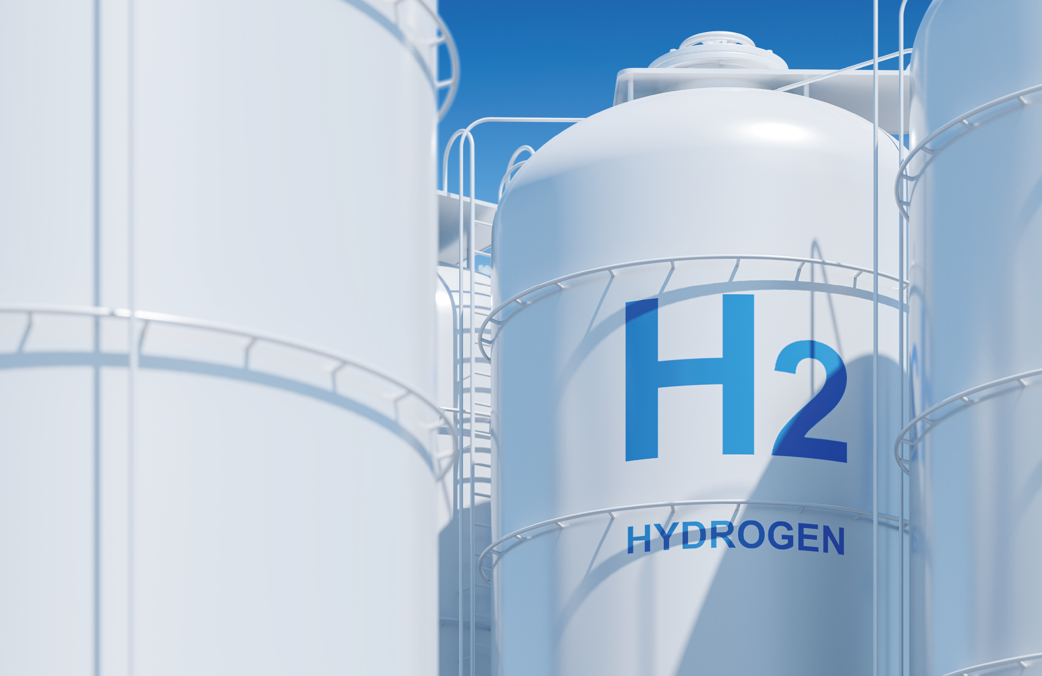 Hydrogen Storage Stock Photo