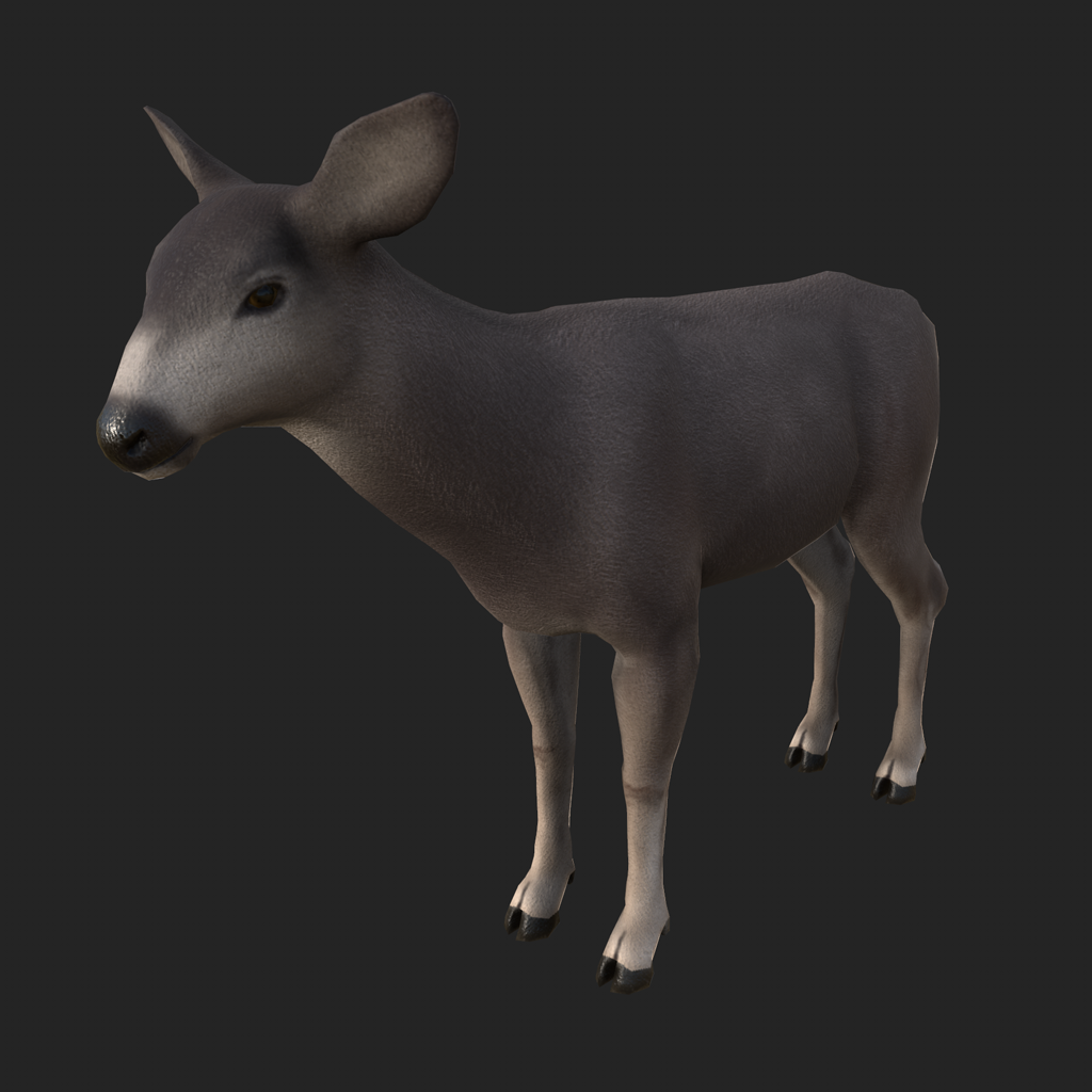 3d deer