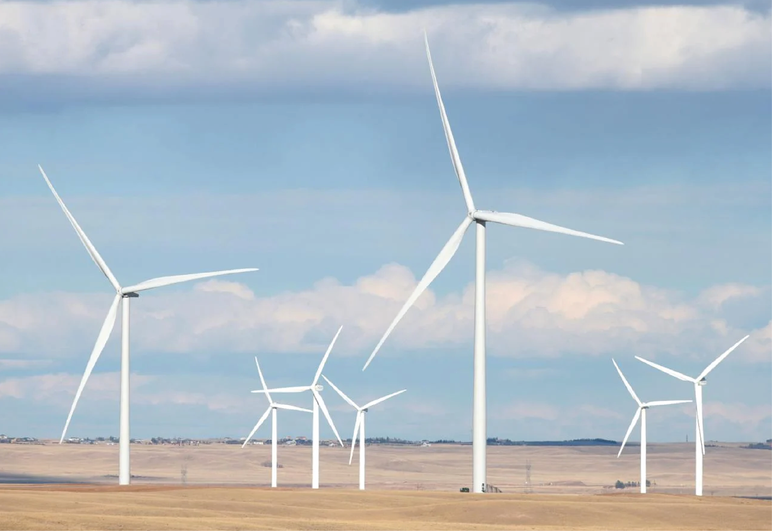 Landscape of Wind turbines