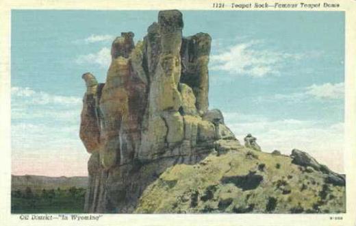 Teapot Dome in Wyoming