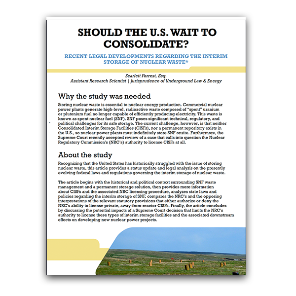 consolidated waste brief