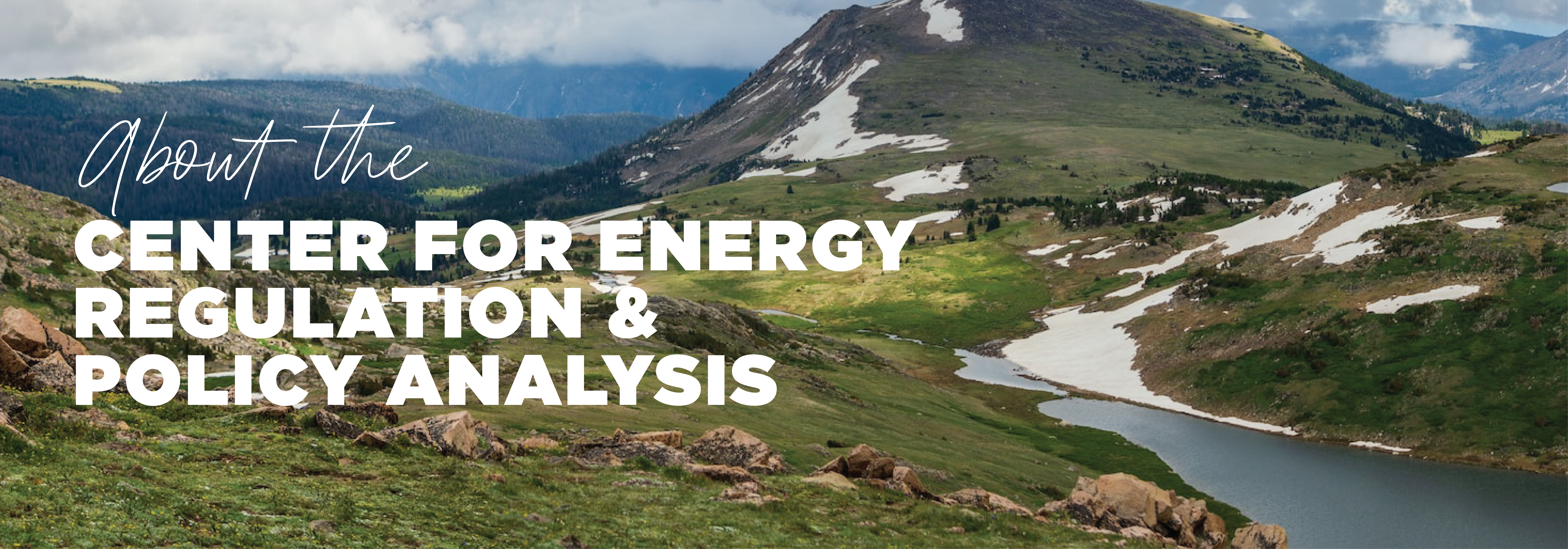About the Center for Energy Regulation and Policy Analysis over an industrial energy site