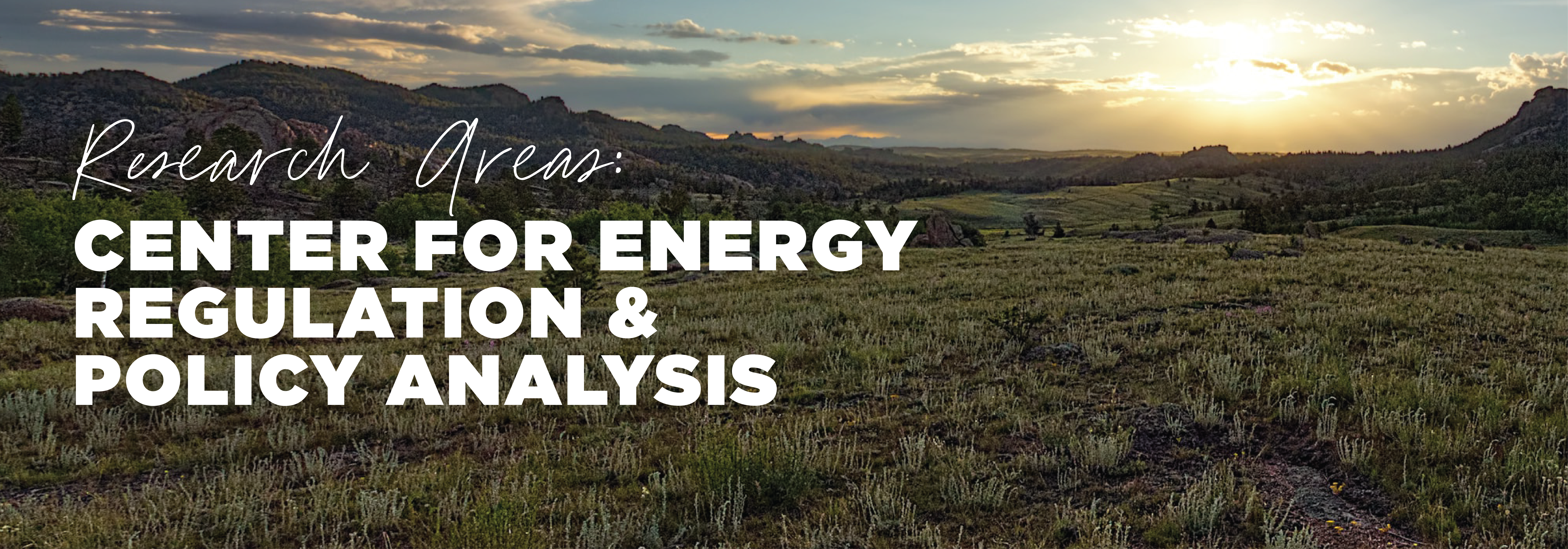 Research areas: Center for Energy Regulation and Policy Analysis over research samples