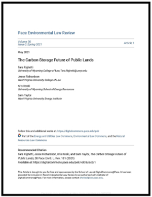 storage on public lands