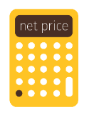 Net price calculator icon