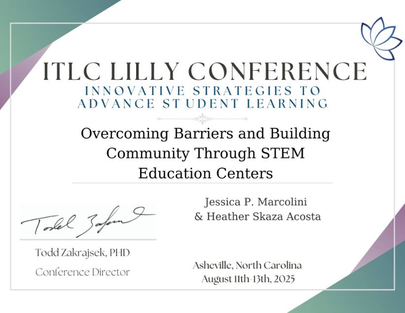 Lilly Conference Certificate