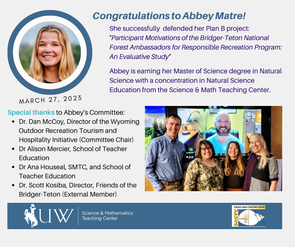 congratulations to abbey matre