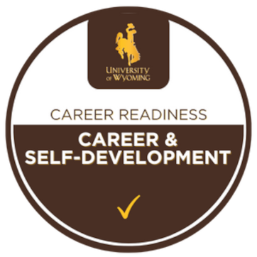 career and self-development button