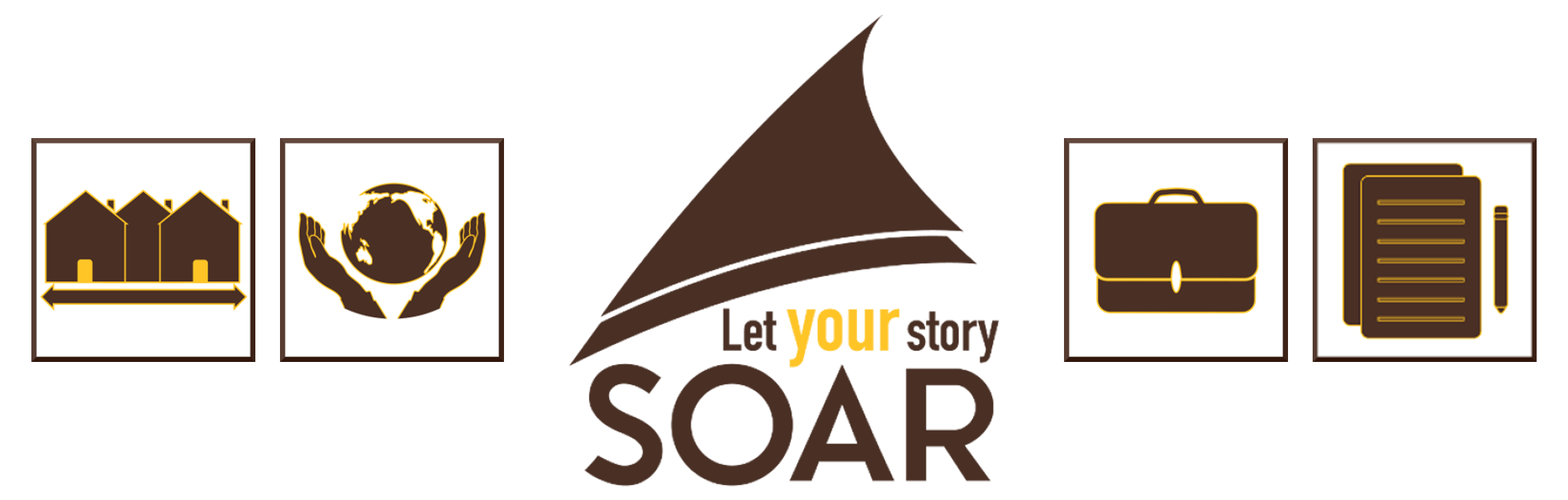 SOAR masthead with logo and competency icons