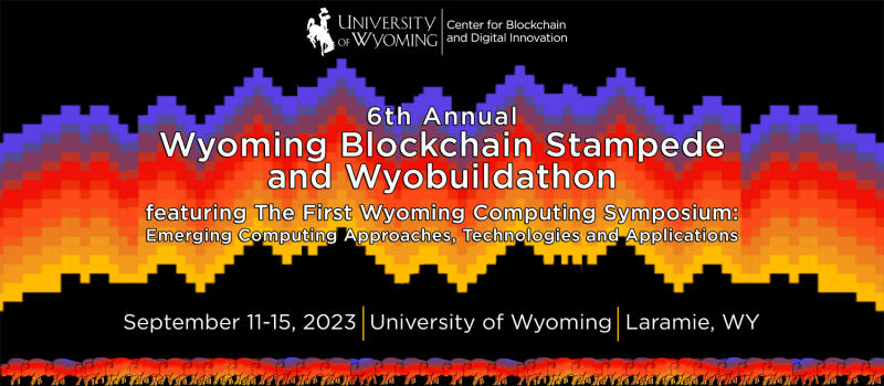 6th Annual Wyoming Blockchain Stampede Flyer