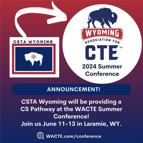 CSTA Conference Announcement Flyer