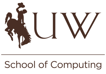 School of Computing Logo with bucking bronco