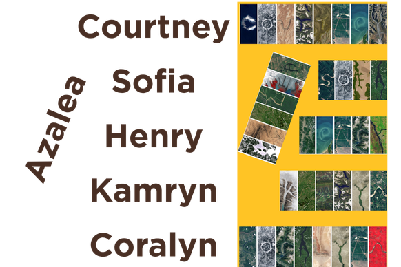 Names in landsat images.