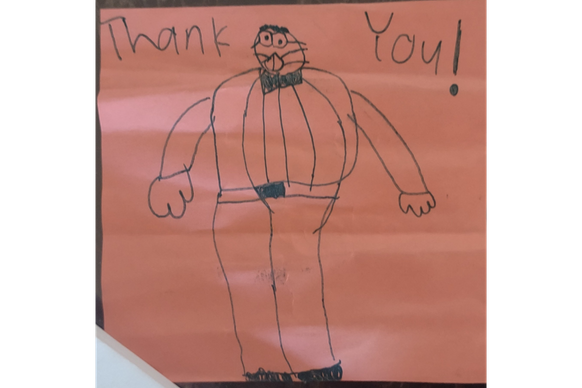 Thank you note from 3rd graders at Indian Paintbrush.