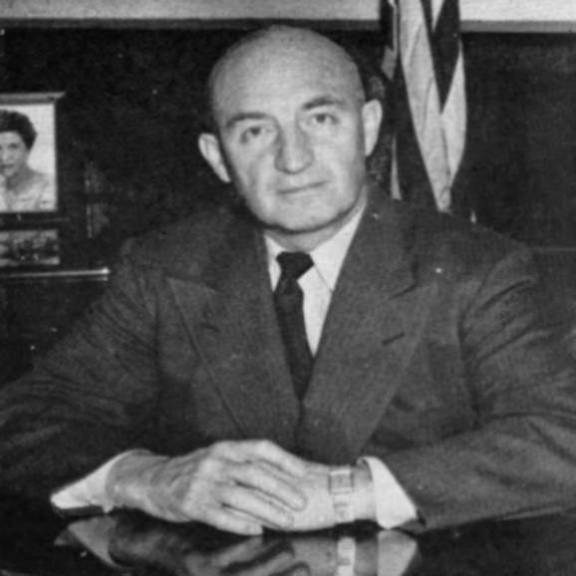 portrait of Milward L. Simpson at desk SPPAIS