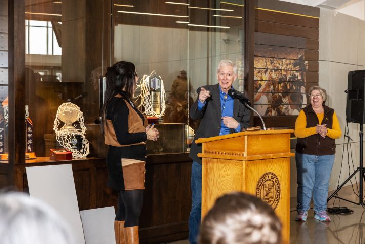 President Seidel speaking