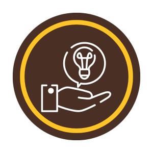 Advising icon with checklist