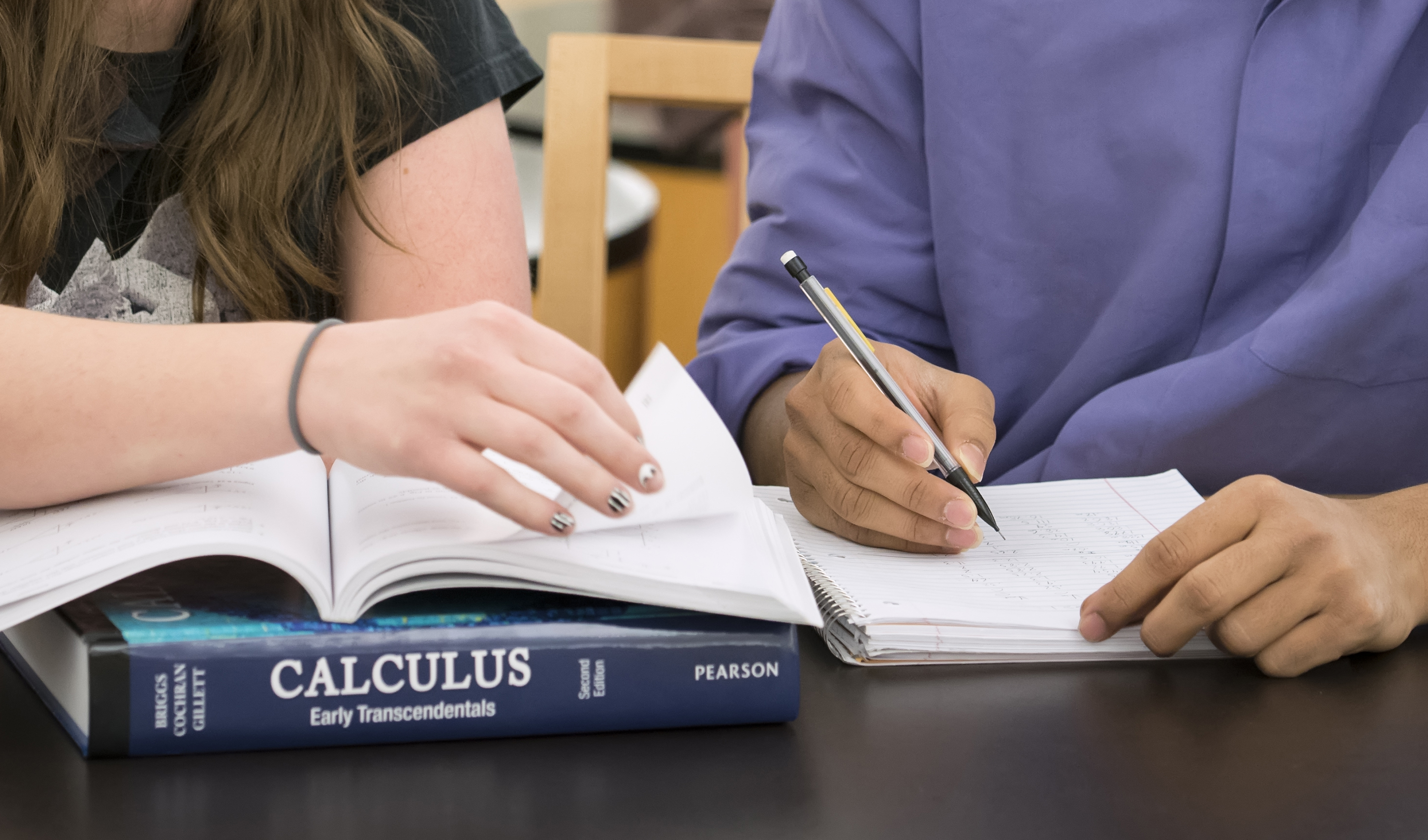 a student receiving tutoring at STEP