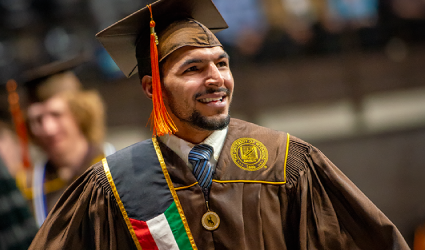 Student at graduation