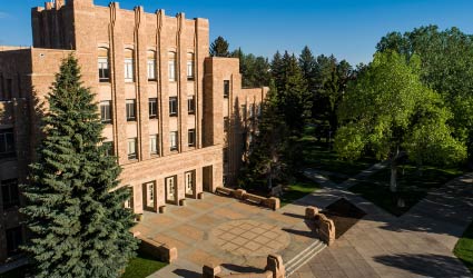 Outside shot of the A&S Auditorium